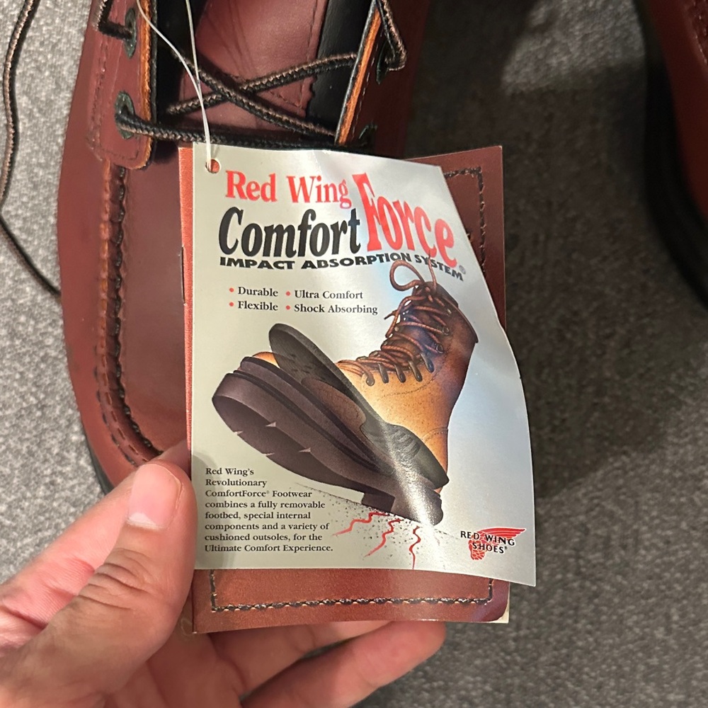Men's Redwing Supersole Brown Leather Boots - Picture 6 of 8